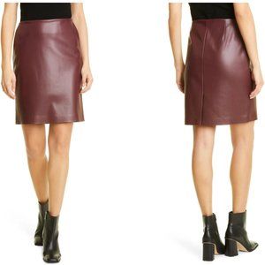 NWT Theory skinny faux leather pencil skirt